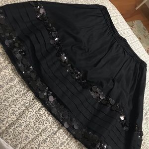 Super fun sequin-detailed skirt